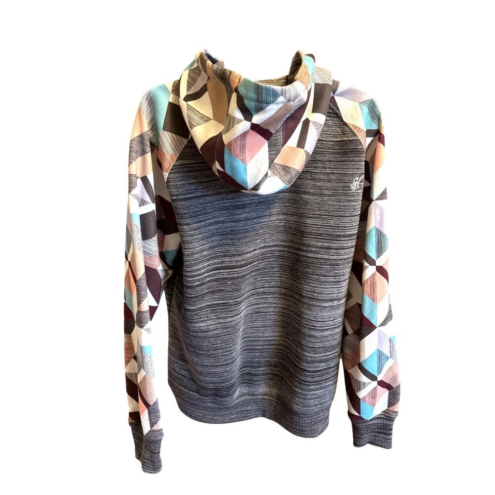 Hooey Western Geometric Hoodie Large Cowboy Rodeo Pullover Sweatshirt Ranch - Picture 2 of 10